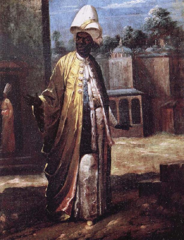 Jean-Baptiste Van Mour Portrait of a Black Dignitary oil painting picture